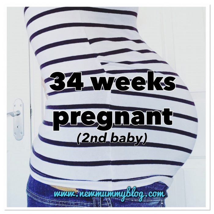 34 weeks pregnant - 2nd baby | Braxton Hicks & Nesting | Pregnancy ...